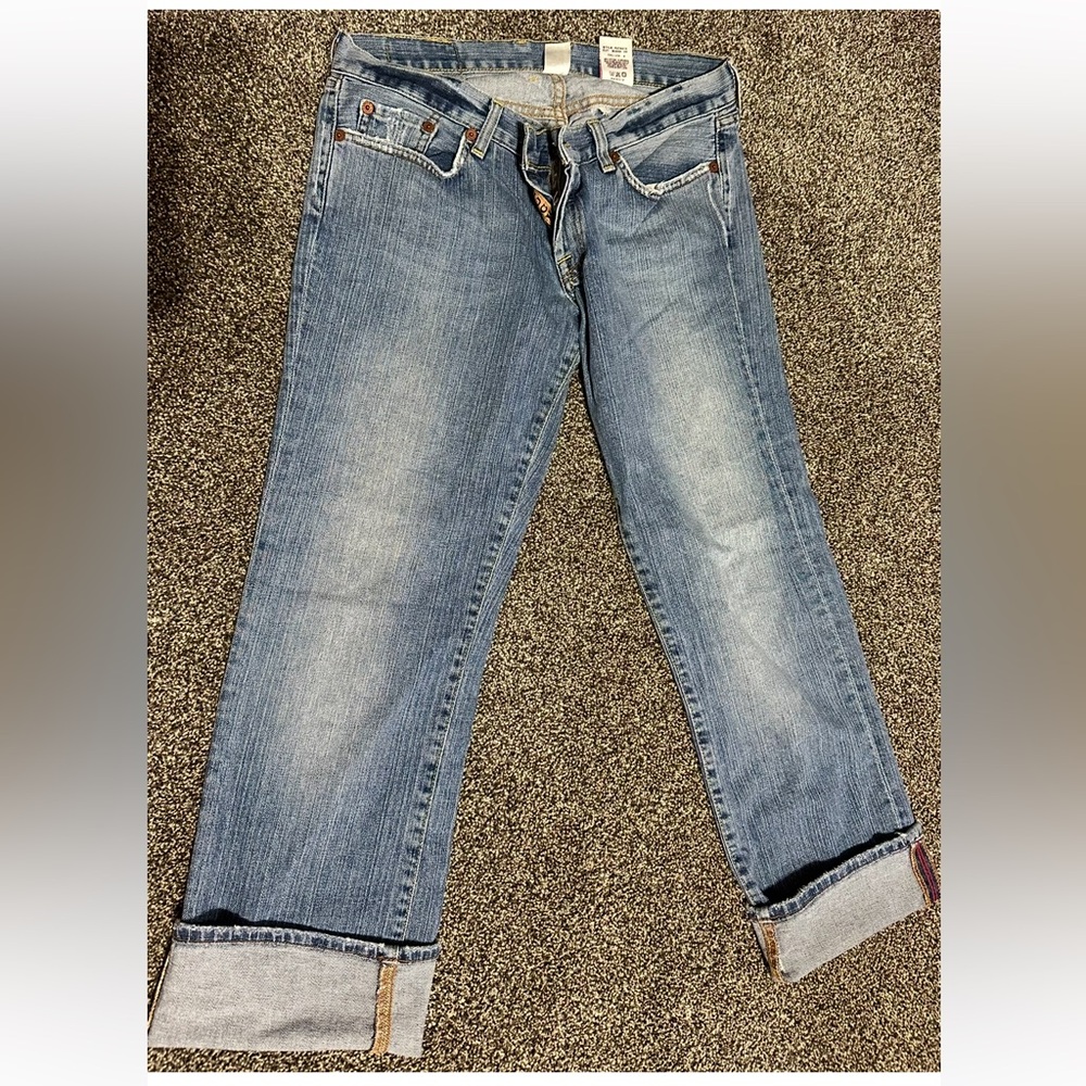 Lucky Brand Blue Ankle & Cropped Jeans